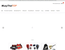 Tablet Screenshot of muaythaitop.com